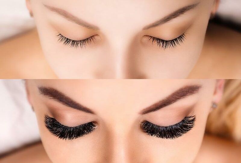 Wimpern vorher nachher